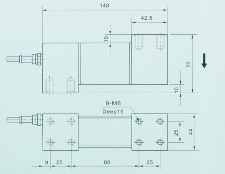 AC PE-8-50Kg產(chǎn)品尺寸圖