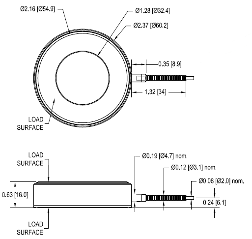 LLW480-125Klb力傳感器產(chǎn)品技術參數(shù)