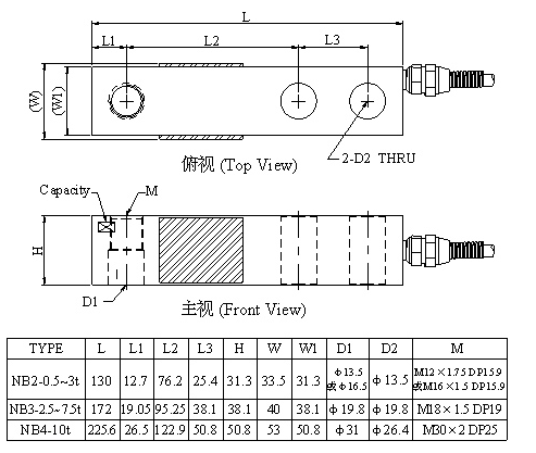 產(chǎn)品尺寸圖