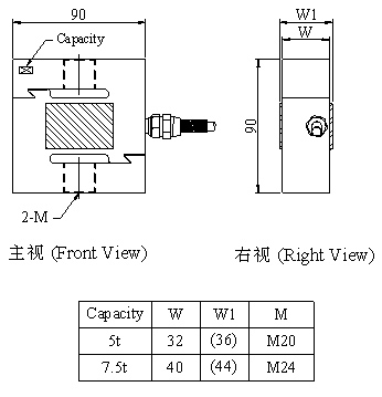 產(chǎn)品尺寸圖